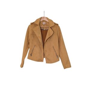 NWOT Philosophy Yellow Textile Suede-look Jacket, XS